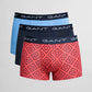GANT 3 PACK BRIGHT RED TRUNK