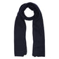 SELECTED RIBBED COTTON SCARF